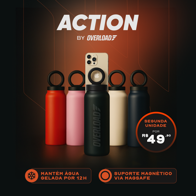 Garrafa Térmica Magsafe Magnética  [750ml] + Brinde Exclusivo