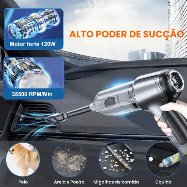 Aspirador de Pó Portátil 4 em 1