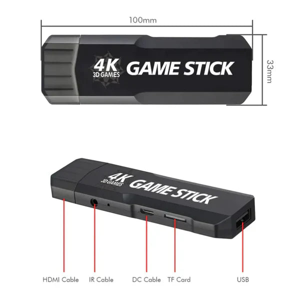 Game Console Retrô GD10 Ultra 4K + 2 Controles sem Fio (PROMOÇÃO Black Friday)