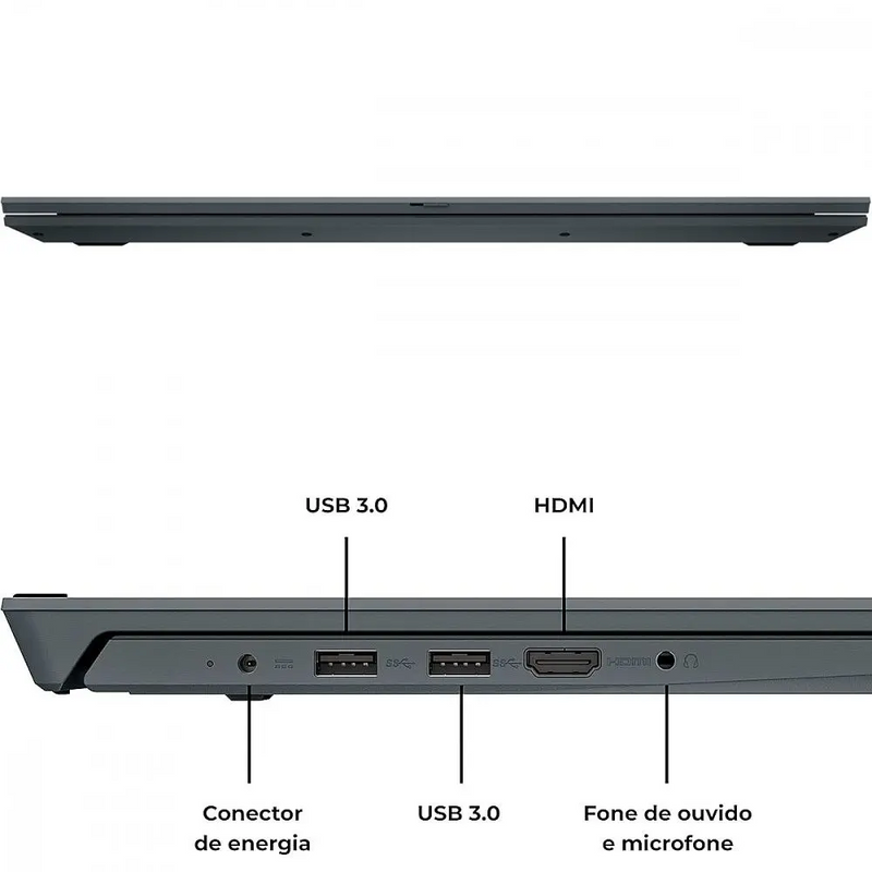 Notebook Positivo Vision C 15.6” HD Celeron N4020 128GB 4GB