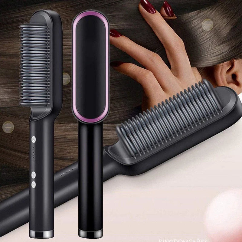Escova Alisadora Anion Hair Pro 5 em 1