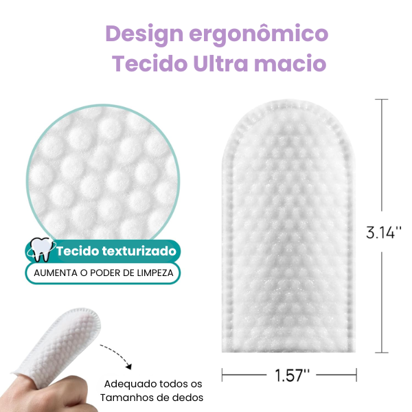 Lenços de limpeza odontológico para pets - Desenvolvido para pets que odeiam escovas (leve mais pague menos)