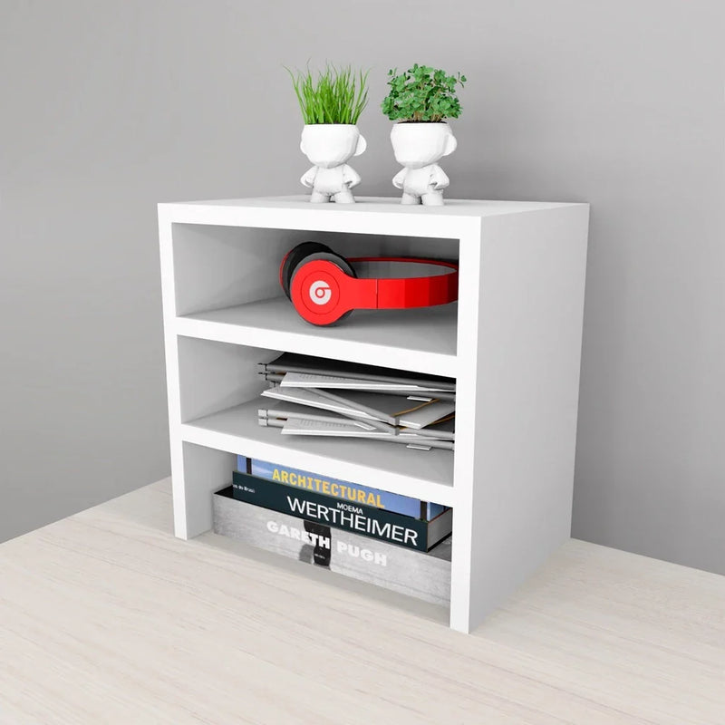 Suporte Organizador De Mesa Base Para Monitor Ergonômico Mesinha