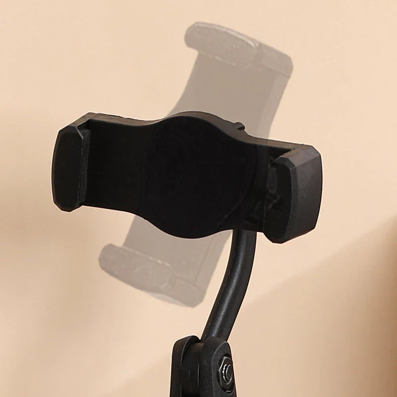 Suporte Tripé Para Mesa Com  Mini Pedestal Ajustável 360° Ideal Para Gravação de Videos