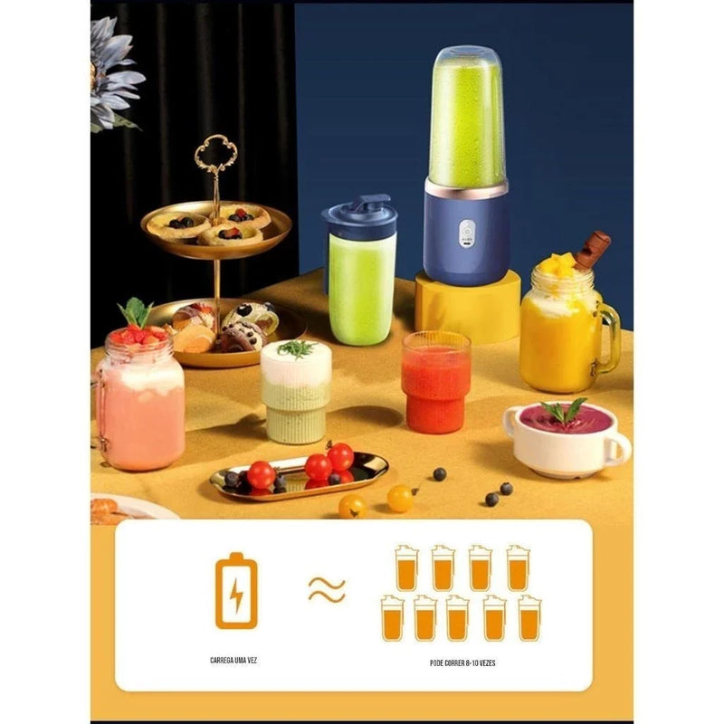 Mini Liquidificador Portátil 400ML