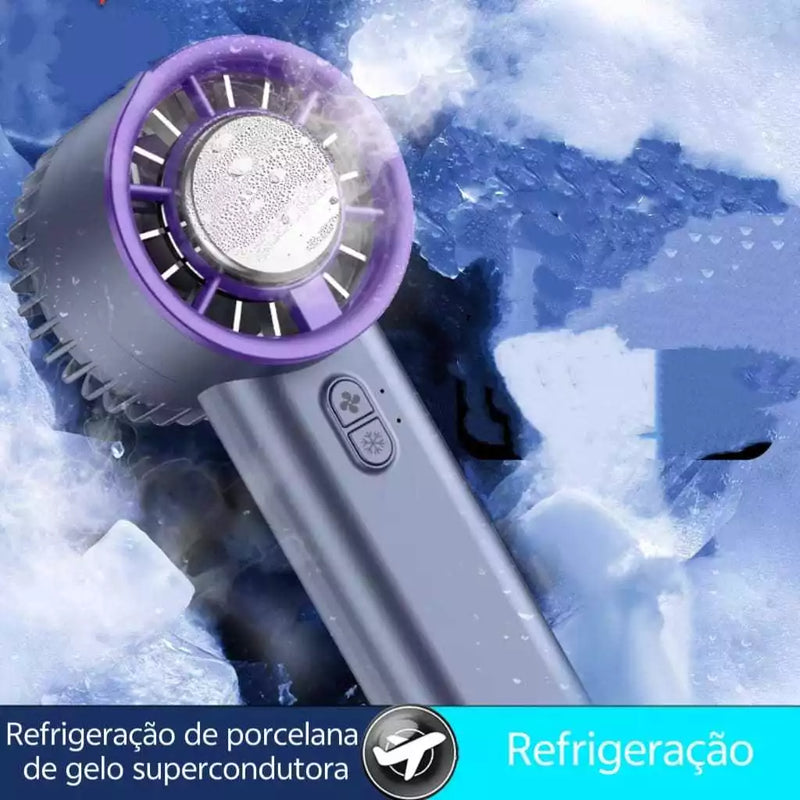Ventilador de refrigeração de gelo portátil USB semicondutor turbo mini refrigerador de ar para uso pessoal