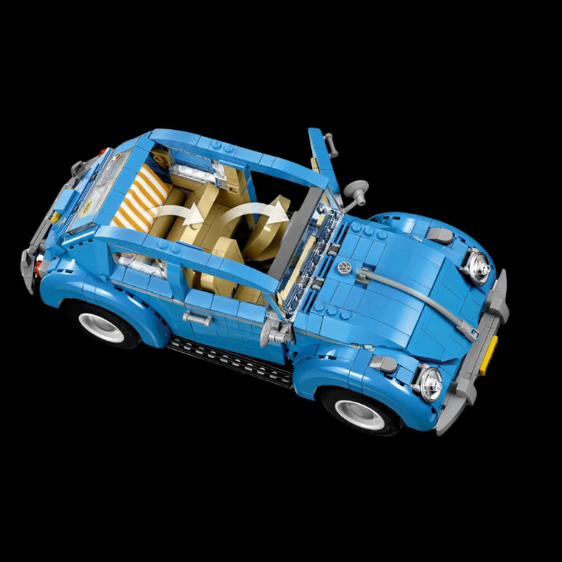 Fusca Azul do Surf (1193 peças)