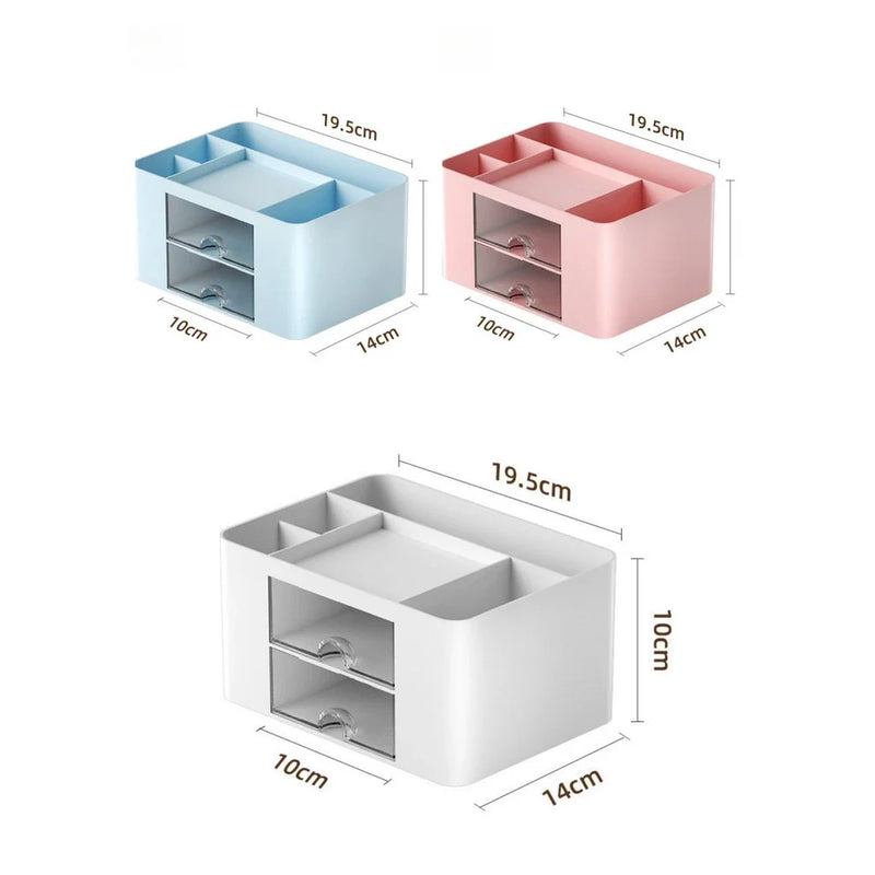 Organizador Mesa Coelho Porta Treco Caneta Gaveta/Maquiagem Escritório Multiuso