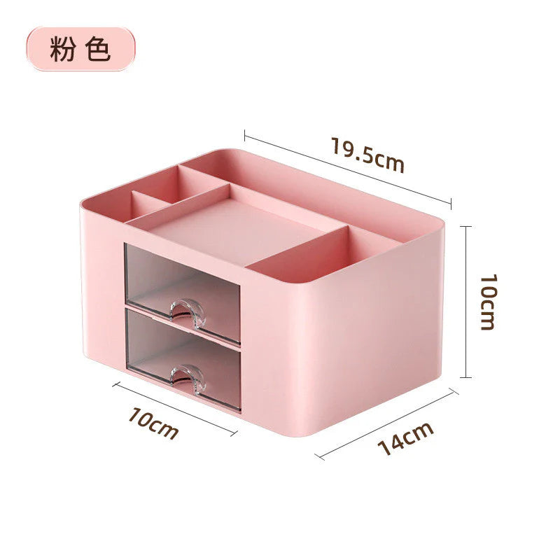 Organizador Mesa Coelho Porta Treco Caneta Gaveta/Maquiagem Escritório Multiuso