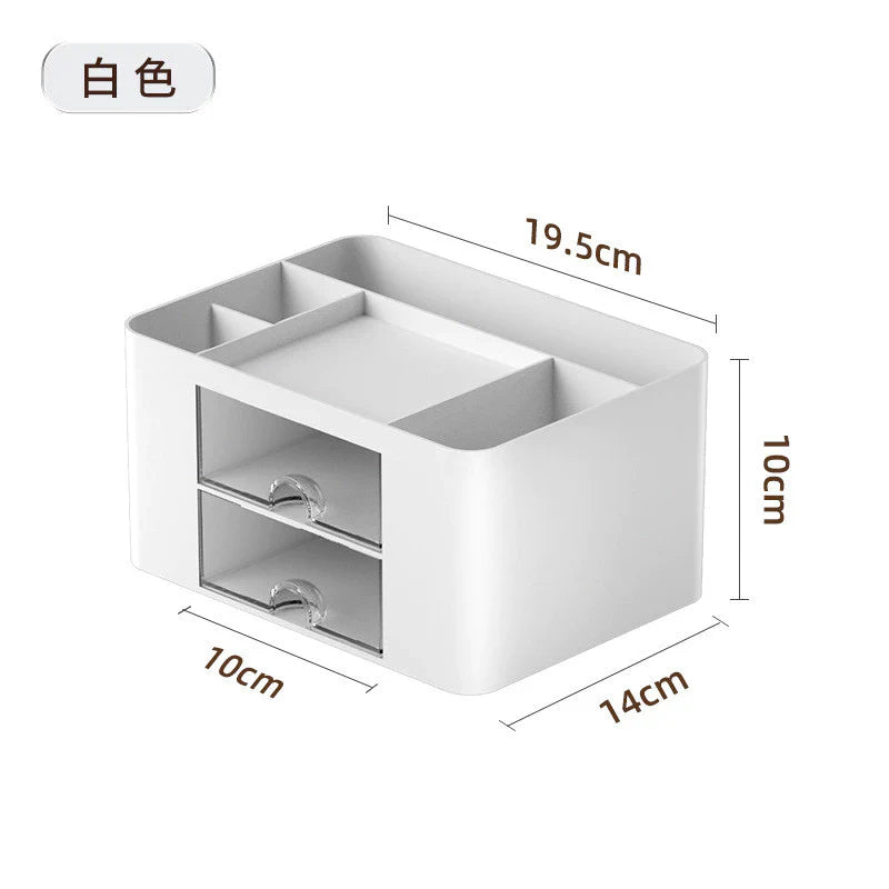 Organizador Mesa Coelho Porta Treco Caneta Gaveta/Maquiagem Escritório Multiuso