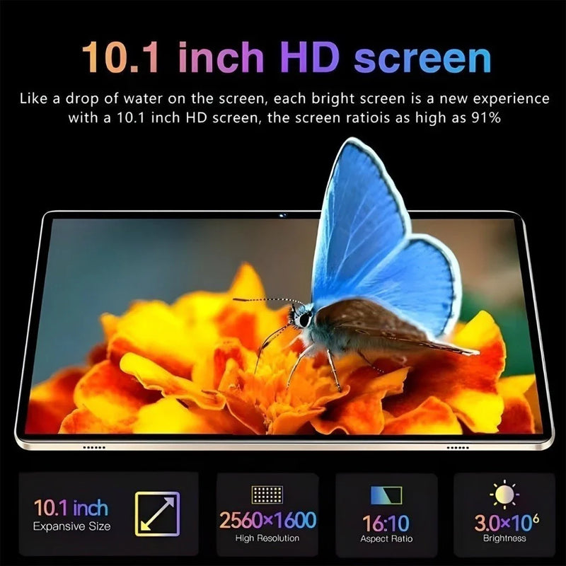 Tablet 10” Marisa Android 8.1 + Capa com Teclado