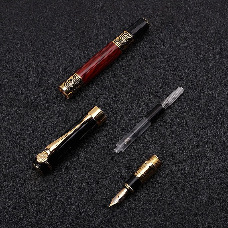 1 + 10 Peças Conjunto De Caneta De Metal