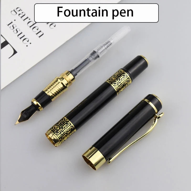 1 + 10 Peças Conjunto De Caneta De Metal
