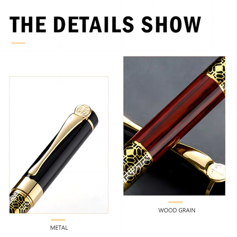 1 + 10 Peças Conjunto De Caneta De Metal