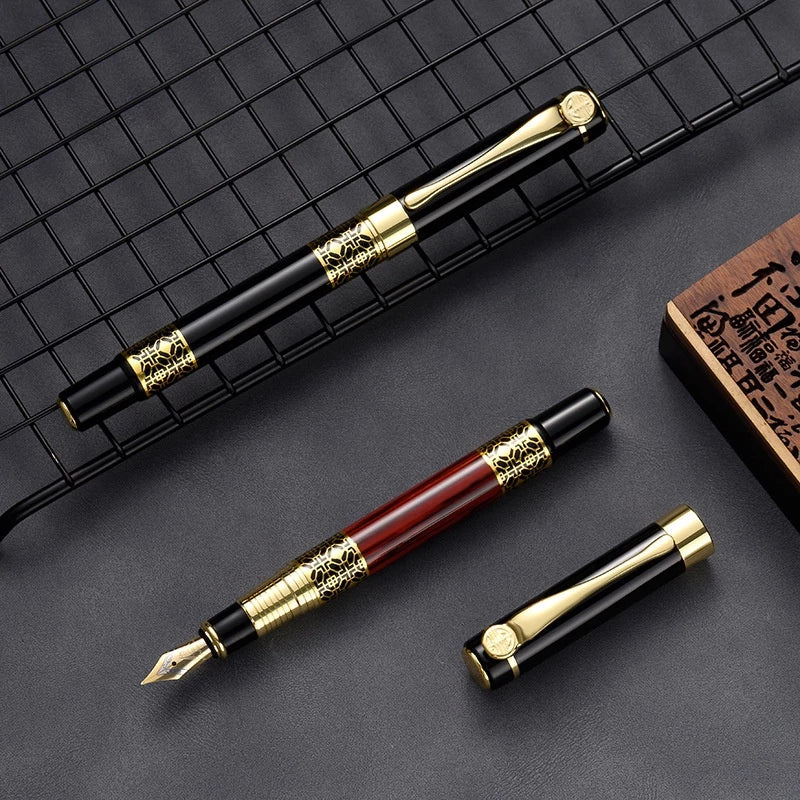 1 + 10 Peças Conjunto De Caneta De Metal